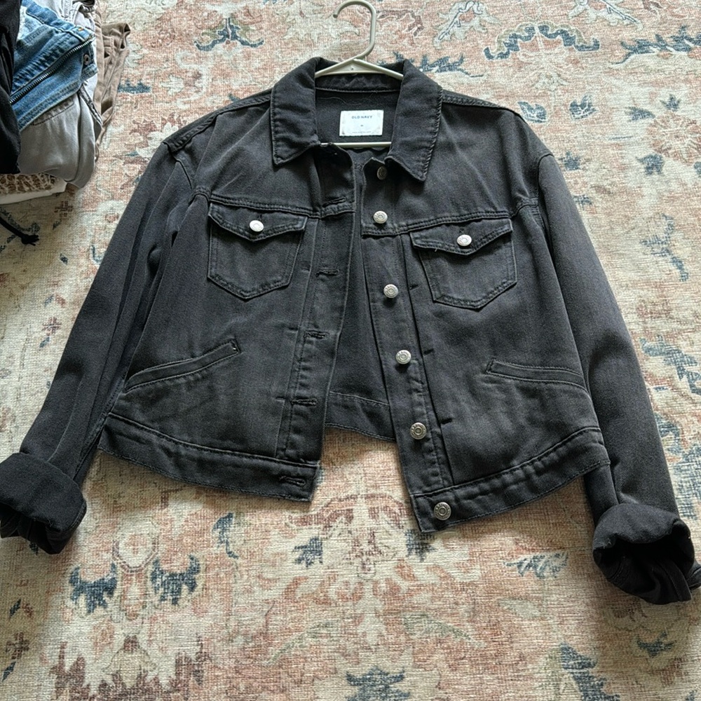 Women’s old navy black jean jacket
